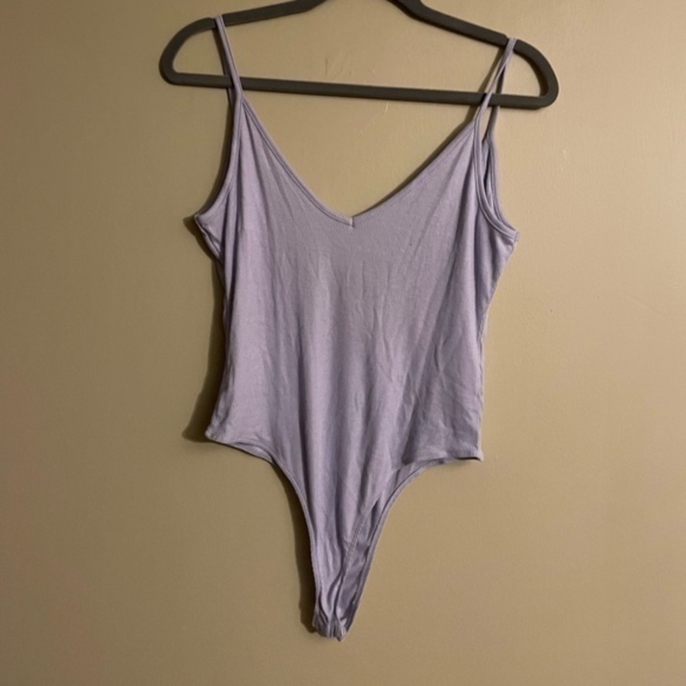 Sleeveless Purple Knit Bodysuit by Collusion for ASOS